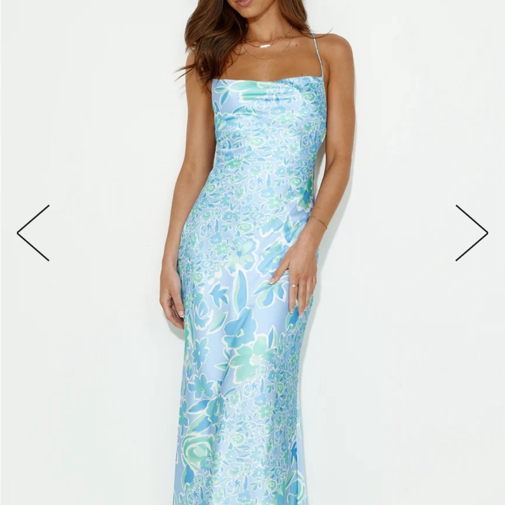 Hello Molly Besties Now Satin Dress
